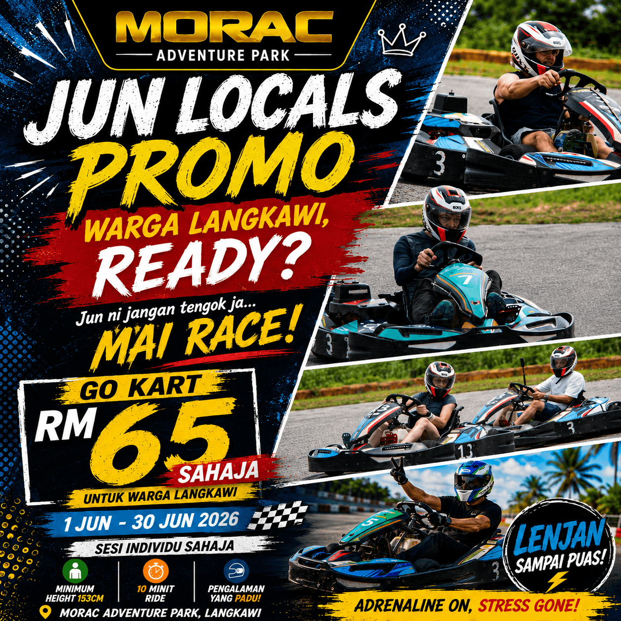 Langkawi Gokart Promotion for Locals